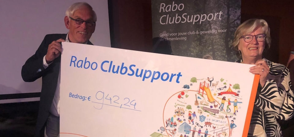 Cheque van Rabobank 2023